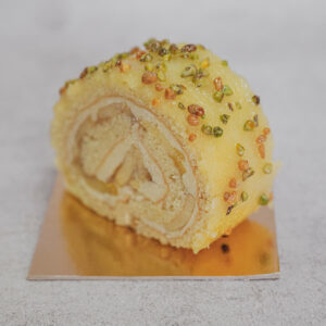 Dairy Free Apple Pistachio Roll